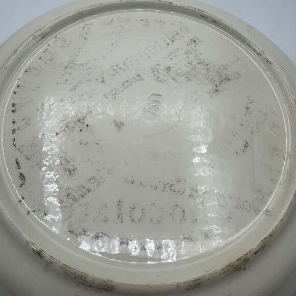 Ceramic Pie Dish With Retro Typography Design Featuring Various Pie Flavors - Picture 3 of 3